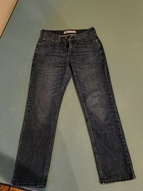 Levi's Women's Dark Blue Straight-Leg Jeans